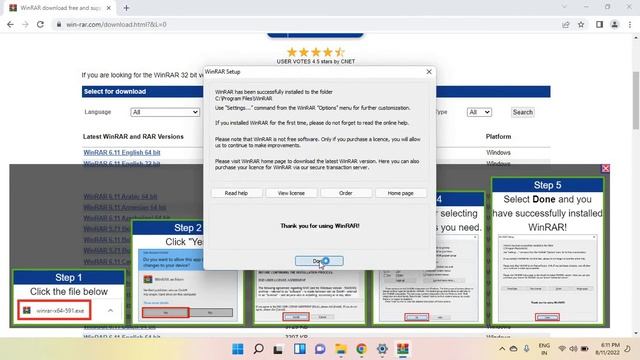 how to download and install WinRAR then how to use in windows 11 OS смотреть онлайн
