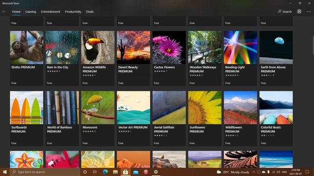 New Windows 10 Themes Wallpaper Take a moment смотреть онлайн