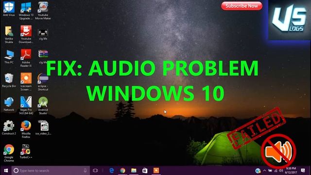 FIX AUDIO SOUND PROBLEM IN WINDOWS 10 смотреть онлайн