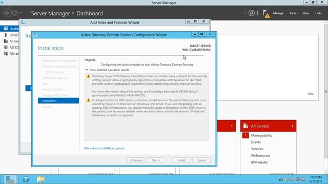 How to Create Domain Controller in Windows Server 2012 - YouTube.MP4 смотреть онлайн