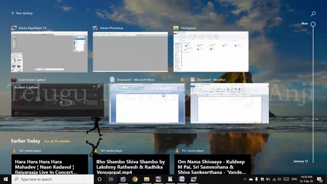 Task View Button on Task Bar in Windows 10 In Telugu | Task bar Tips and Tricks In Windows 10 Telug смотреть онлайн