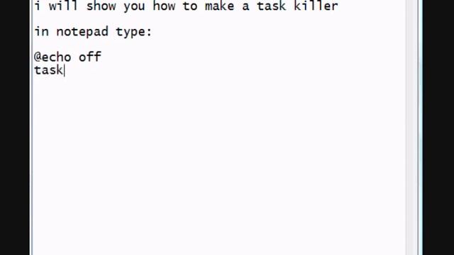 How to make a task killer in Notepad смотреть онлайн