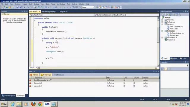 Part 4 - .Net Windows Form debugging using break points смотреть онлайн