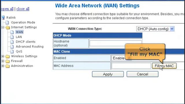 Procedure on how to configure DHCP Connection in CW-5350 using Windows XP смотреть онлайн