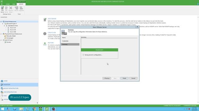 Добавление VMware vSphere Hypervisor 6.7 в Veeam Backup & Replication 9.5 смотреть онлайн