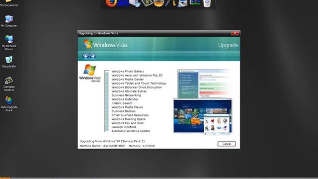 Windows Vista Upgrade Prank смотреть онлайн