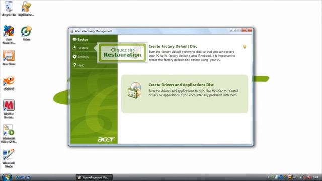 eRecovery - Reinstallation des Pilotes et logiciels смотреть онлайн