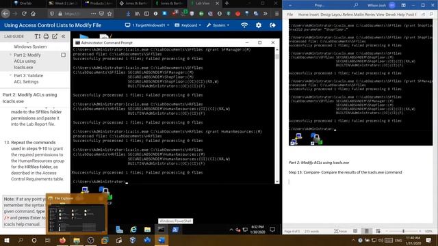 Modifiying ACLs Using icacls.exe in Windows Server 2019 смотреть онлайн