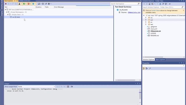 C++ CMake with Visual Studio 2019 смотреть онлайн