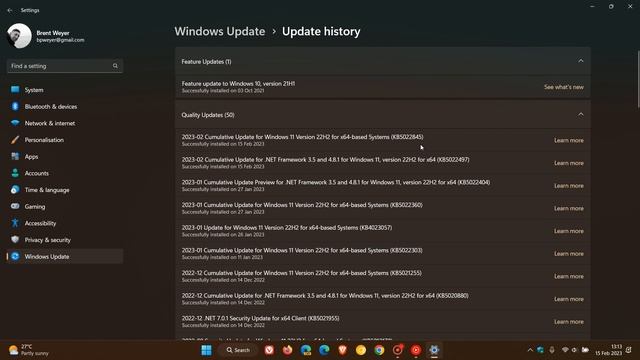 Windows 11 22H2 Patch Tuesday KB5022845 update released | New .NET Framework update location смотреть онлайн
