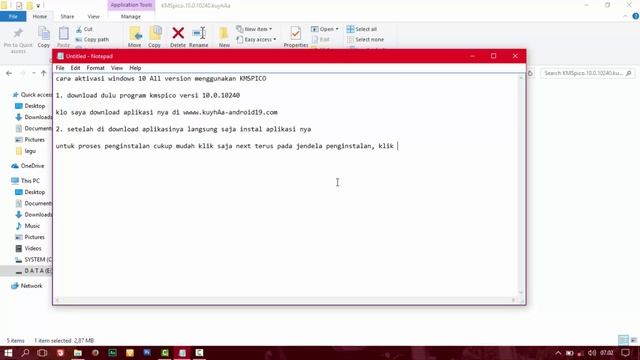 Trik mudah Aktivasi Windows 10 смотреть онлайн