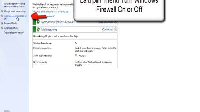 Cara Non aktifkan Windows Firewall смотреть онлайн