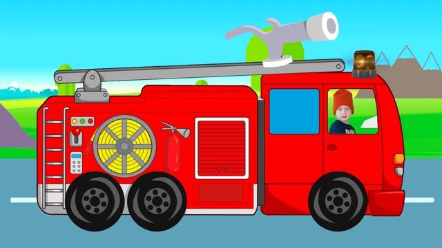 Синий трактор песенка про пожарную машину смотреть онлайн