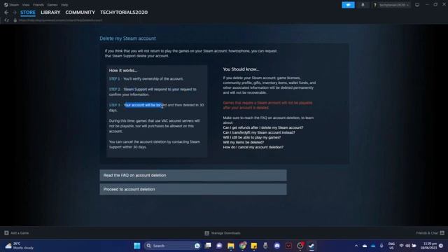 How To Delete Steam Account (2023) смотреть онлайн