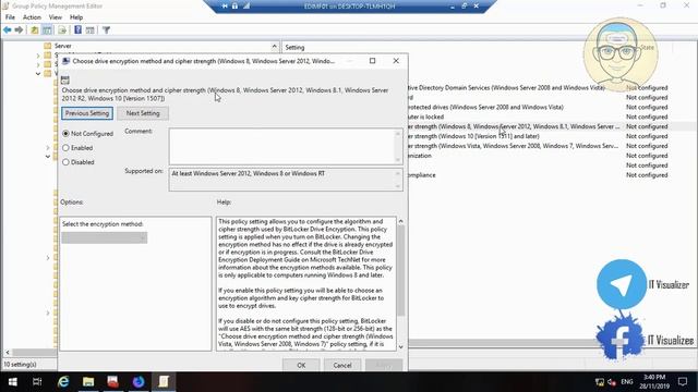 Applying&Implementing BitLocker GPO &MBAM Policy and Deploy MBAM Client &Test Bitlocker Process (EN смотреть онлайн