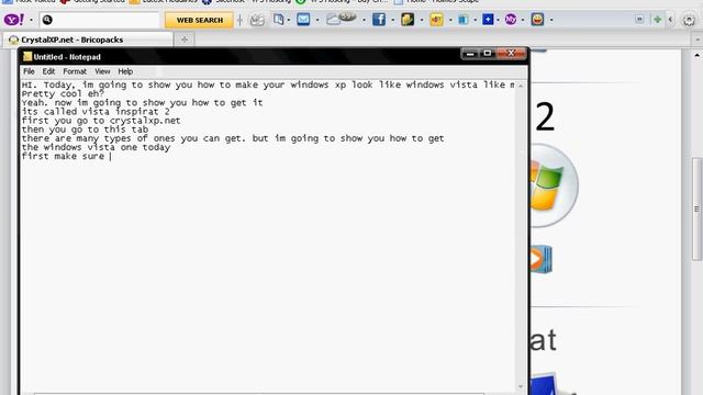 Windows Xp to Windows Vista Theme смотреть онлайн