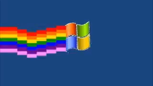 Nyan Windows 7 with XP logo смотреть онлайн