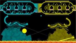 Worm Tank Battle - Marble Race in Algodoo