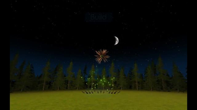 "Small" 😉 Fireworks-show with music in Fireworks Studio app #1 смотреть онлайн
