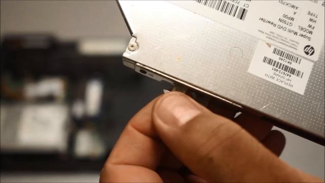 How to removed your optical drive on the hp 6360b and add more storage? Part 1 смотреть онлайн