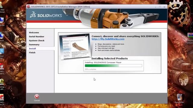 SolidWorks 2015 SP2.0 Setup смотреть онлайн