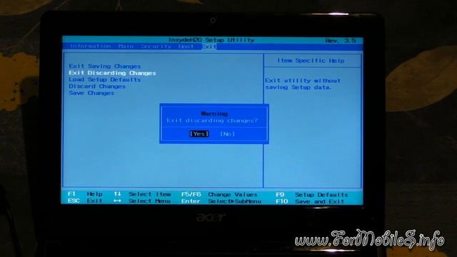 Acer Aspire One D257 - Demo Boot, Switch SO, BIOS