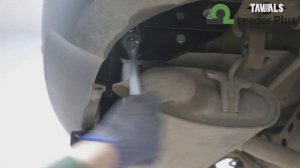 Установка фаркопа Leader K112-A. HYUNDAI ix35(EL)2010-...г.в., KIA SPORTAGE(SL)2010-...г.в.