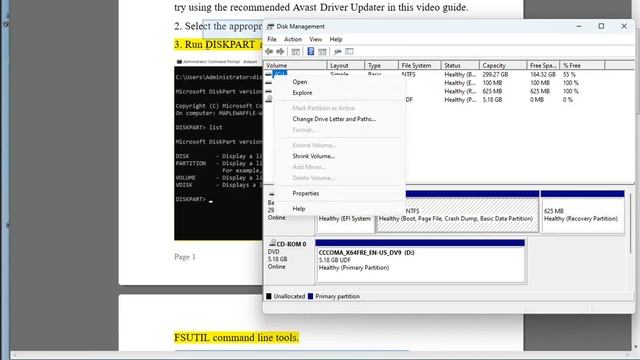 Fix All options greyed out in Disk Management on Windows смотреть онлайн