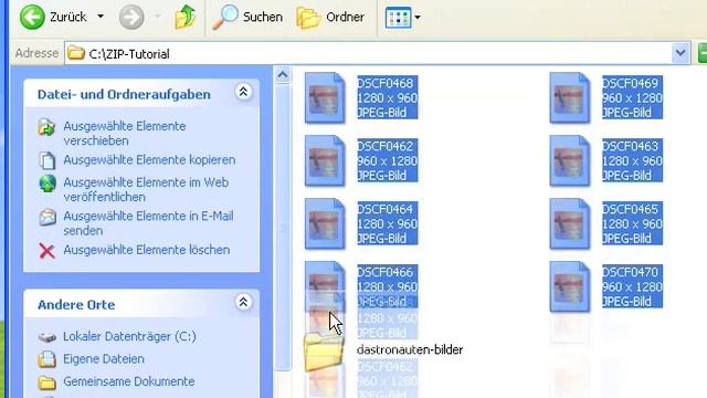 Video-Tutorial: Zip-Archiv in Windows XP erstellen смотреть онлайн