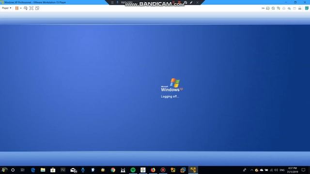 Windows XP (Win2000 Beta 3 custom theme sound) - Logoff & Logon test in VMware Player смотреть онлайн