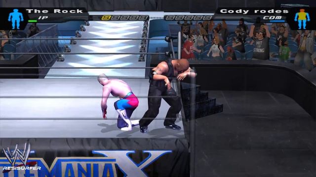 Final Boss The Rock vs Cody SmackDown Here Comes The Pain Remastered 4K 60 FPS смотреть онлайн