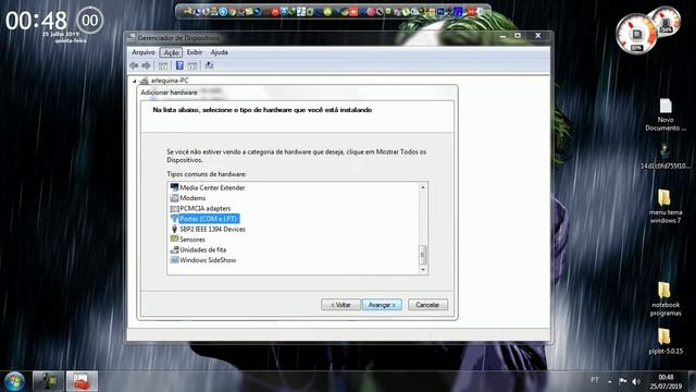 como instalar as portas COM-LPT смотреть онлайн