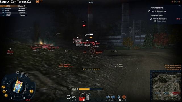 1440p60 T72B soviet main battle tank Sapphire Operation Armored Warfare смотреть онлайн