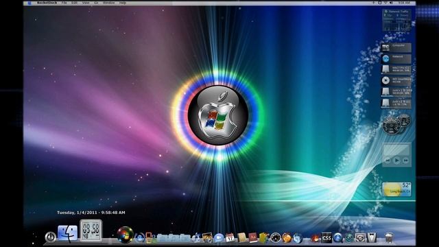 Mac OS X Leopard Theme For Windows 7 "An Overview concept idea" смотреть онлайн