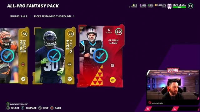 CAN WE GET A WINDOW! ALL PRO FANTASY PACK OPENING! [MADDEN 21] смотреть онлайн