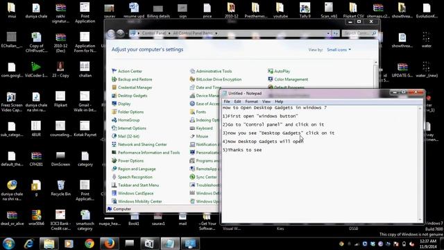 How to open desktop gadgets in windows 7 смотреть онлайн