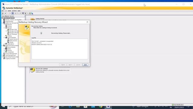 Veritas NetBackup Catalog Recovery