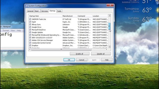 How to Disable Start-Up Programs in Windows - ThioJoeTech смотреть онлайн