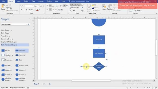 flowchart part 2 how to apply flow chart on visio program смотреть онлайн