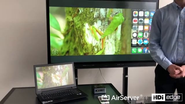 Sharing content between AirServer & HDi edge screens смотреть онлайн