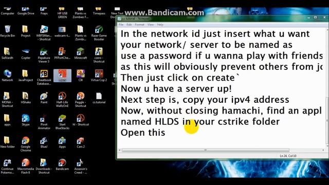 How to make a CS 1.6 server using Hamachi | Works 100%! смотреть онлайн