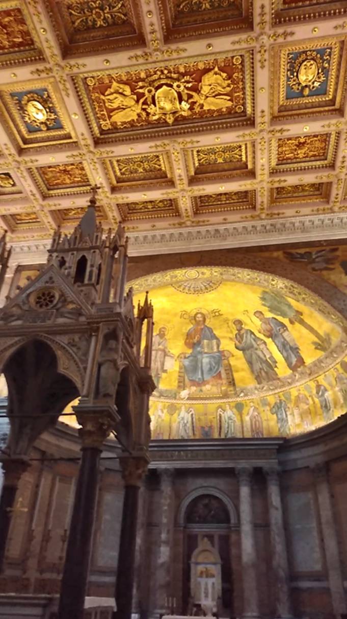 Месса в Сан-Паоло-Фуори-Ле-Мура (Рим, Италия) смотреть онлайн