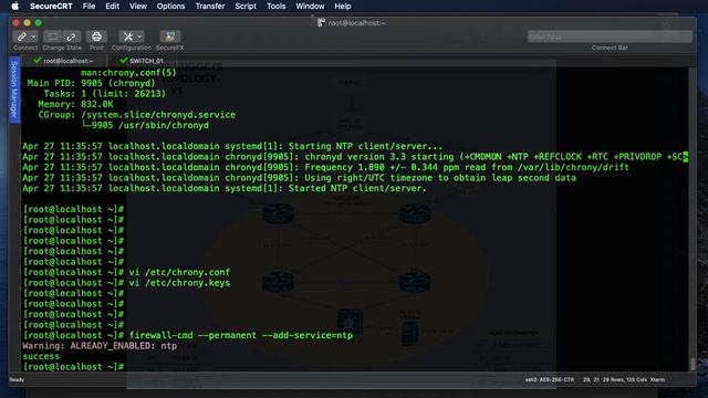 LAB V1 - LINUX NTP SERVER CONFIG WITH MD5 AUTHENTICATION смотреть онлайн