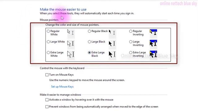 Ease Of Access option | Ease Of Access part - 1 | control panel video part - 57 | control panel смотреть онлайн