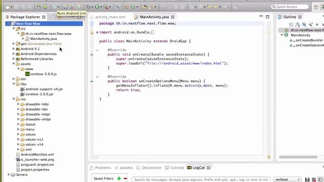 PhoneGap for Android 03: Running application in Android simulator смотреть онлайн