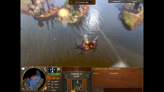 Age of Empires 3 - Act 1 "Blood" Campaign Scenario 8 "The Fountain of Youth?" (2/2) смотреть онлайн