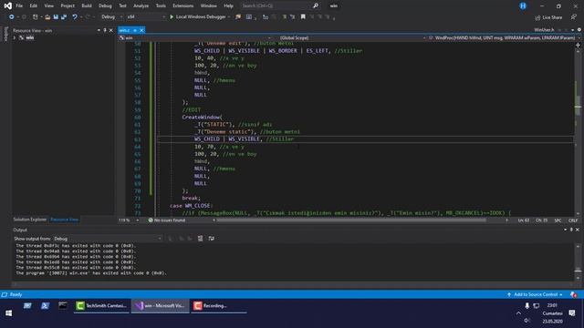 C Winapi/Win32 GUI programlama - Ders #4: Button, Edit ve Static Kontrolleri Oluşturma смотреть онлайн
