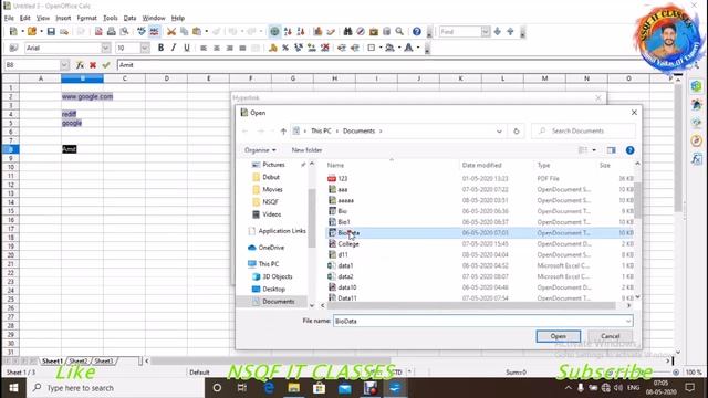 level 4 apache open office Spreadshet S1 II How to add Hyperlink смотреть онлайн