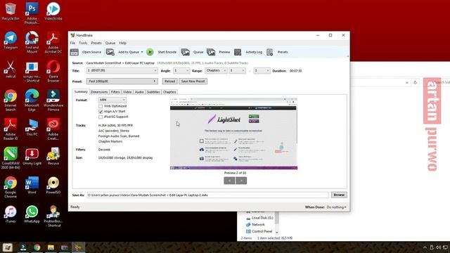Download dan Setting Aplikasi Kompres Video - Handbrake смотреть онлайн