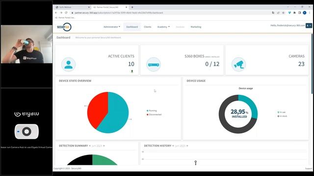 Secury360 Perimeter Detection Works with Nx смотреть онлайн